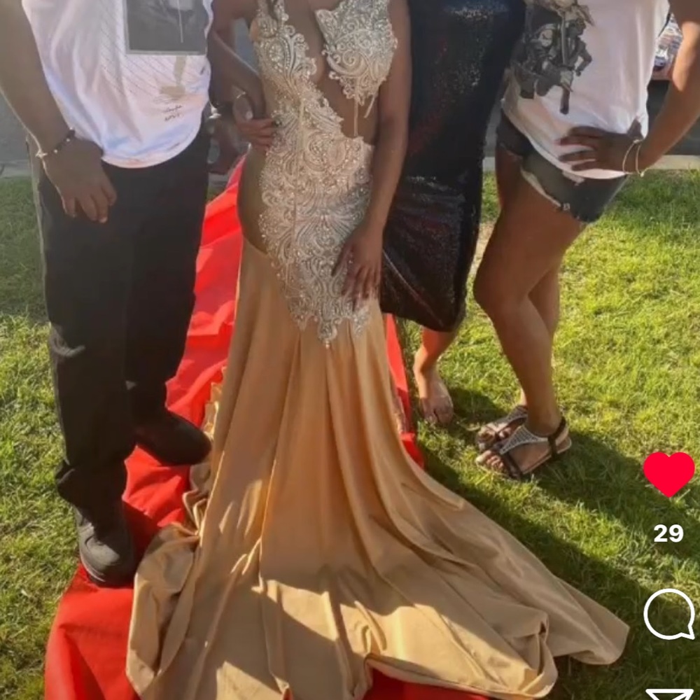 Beautiful Custom Made Evening Gown - image 7